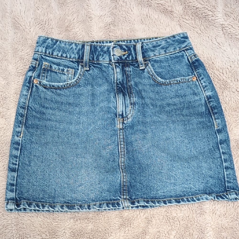 Dynamite Denim Mini Skirt